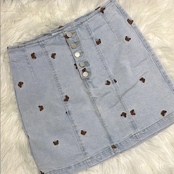 💙 Tinseltown Blue Mini Pencil Skirt – Chic Fitted Skirt | Casual Cute Everyday - Picture 6 of 6